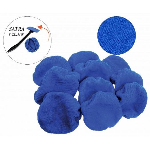 Set plavih mikrofibera krpa,  10 kom