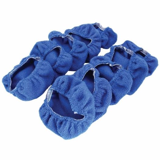 Set plavih mikrofibera krpa,  10 kom