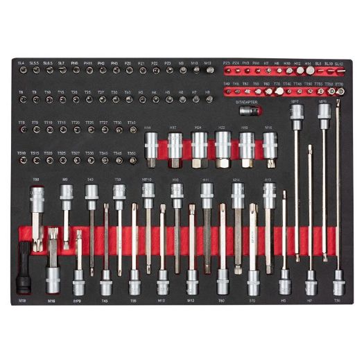 Kolica s 258 komada alata