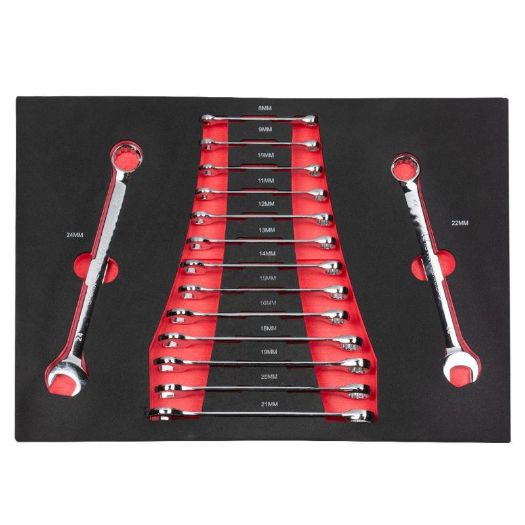 Kolica s 258 komada alata