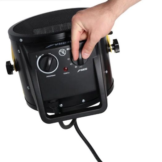 Električna grijalica 5000W, okrugla