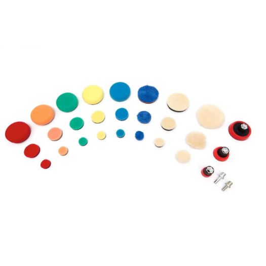 Set za poliranje, 6 mm, 29 dijelni 