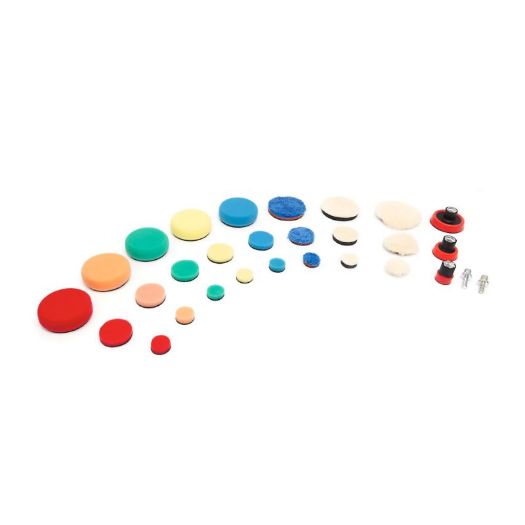 Set za poliranje, 6 mm, 29 dijelni 