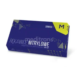 Nitrilne rukavice bez pudera, plave