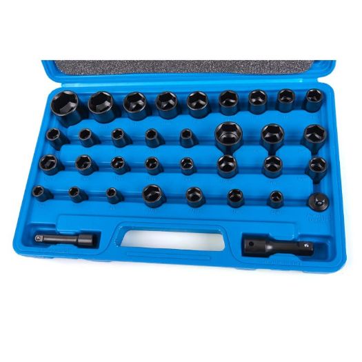 Set metričkih i inčnih nasadnih ključeva, 35 dijelni