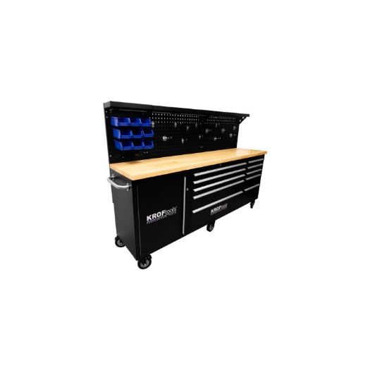 Kolica za alat s led rasvjetom i utičnicom