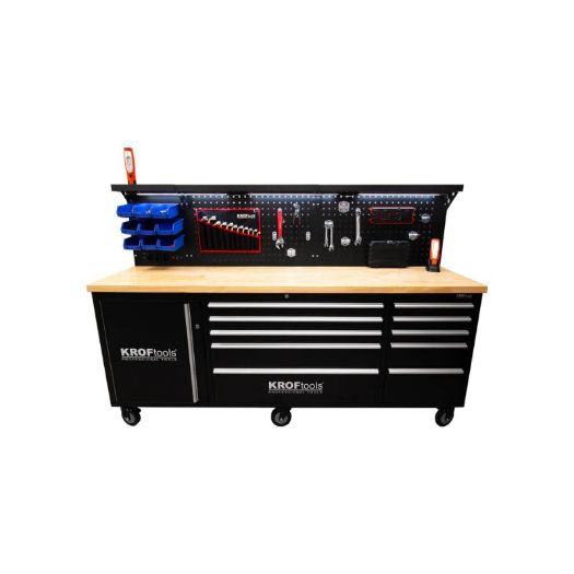 Kolica za alat s led rasvjetom i utičnicom