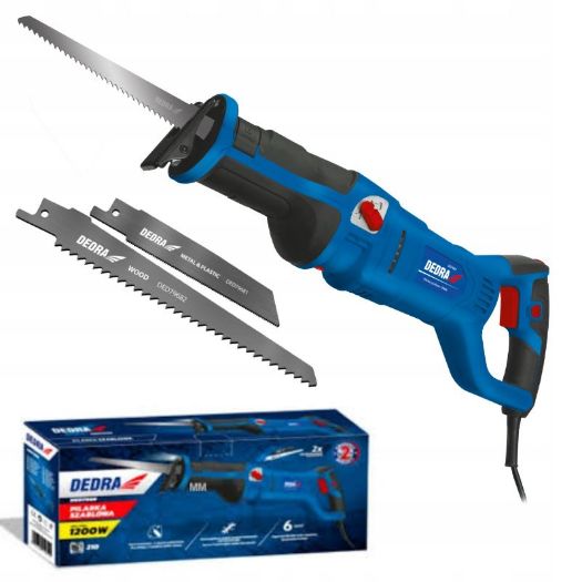 Sabljasta pila 1200?W s hodom 28?mm i frekvencijom 1000–2800/min