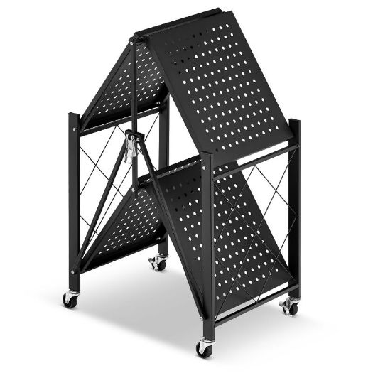 Sklopiva transportna kolica s dvije police