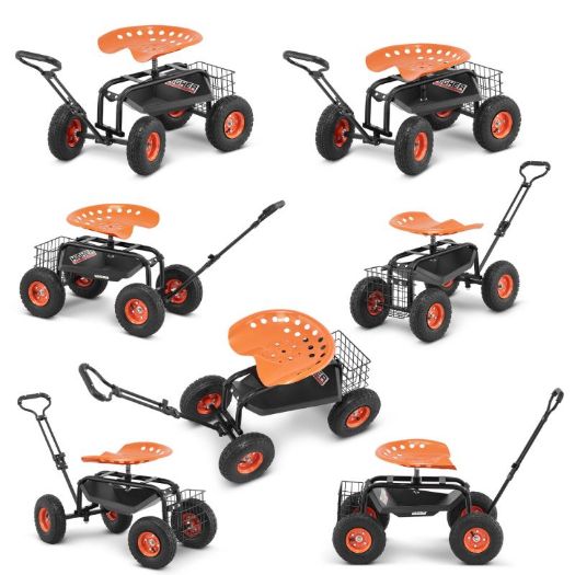 Vrtna kolica sa sjedalom