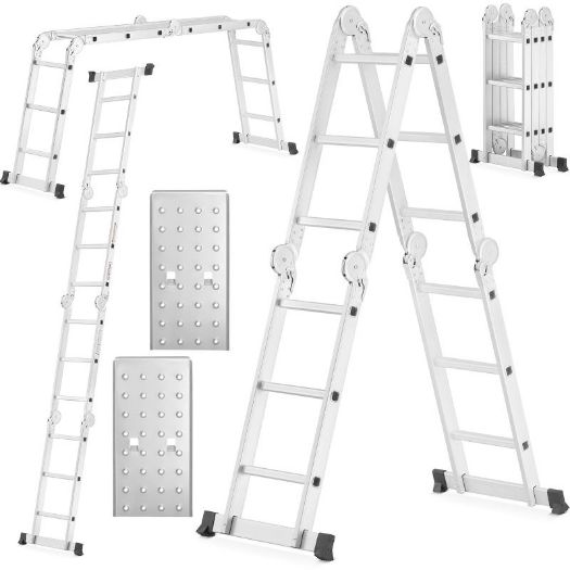 Teleskopske zglobne ljestve 4x3 s platformom