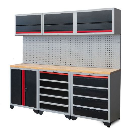 Modularni sustav ormarić za radionice, 10-dijelni set