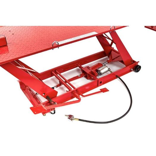 Pneumatsko-hidraulična dizalica za motocikle 450 kg, podizni škare mehanizam i crijevo