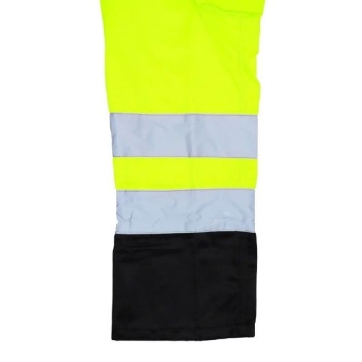 Reflektirajuće radne treger hlače veličina L, žuta boja