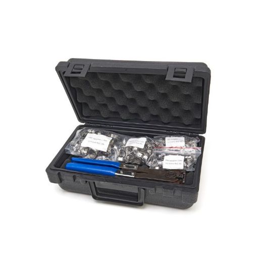 Set stezaljki za crijeva 202 kom, kliješta – stezaljke s 1 uhom