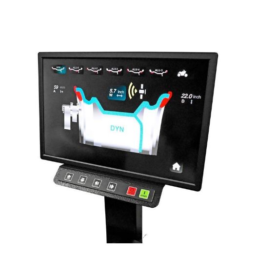 Automatska balansirka kotača 10–24” s laserom i LED osvjetljenjem