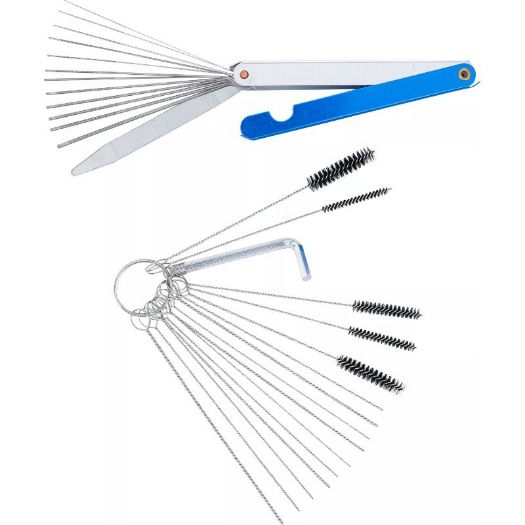 set alata za čišćenje dizni karburatora 16 kom