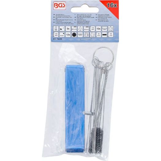 turpije i četke za karburator u kompaktnoj aluminijskoj kutiji