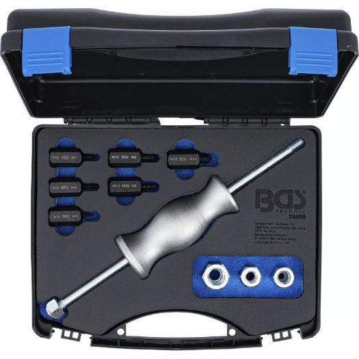 Set kliznog čekića | s navojnim adapterima | 12 komada