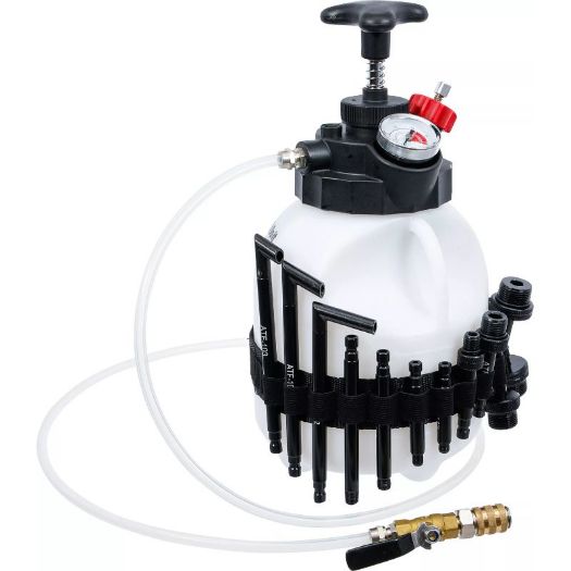 Alat za punjenje ulja u mjenjač s ručnom pumpom | 12 adaptera | 3 l