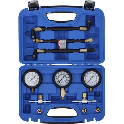 Set manometara za ispitivanje tlaka goriva i kompresije | za motocikle | 11 kom