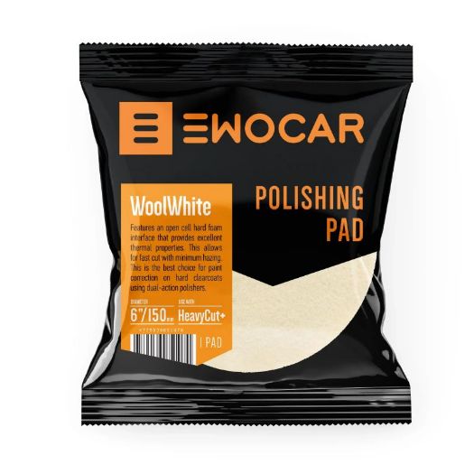 EWOCAR WoolWhite Pad vuneni polirni pad 150 mm