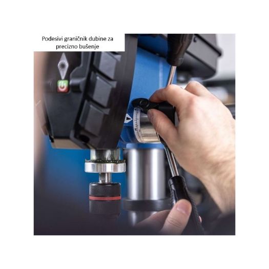 Stolna bušilica TBM250 Vario, 230V, 600W, LCD zaslon i laser 