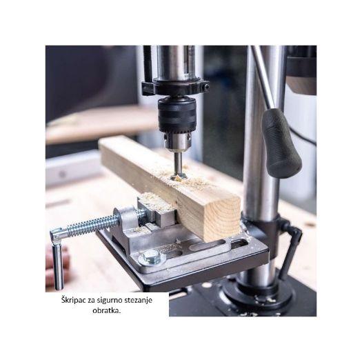 Stolna bušilica TBM200, 230 V, 400 W, 5 brzina 550–2600 o/min