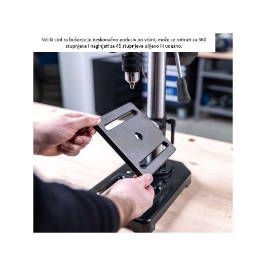 Osnovna ploča 298 x 190 mm za učvršćenje stolne bušilice na radni stol