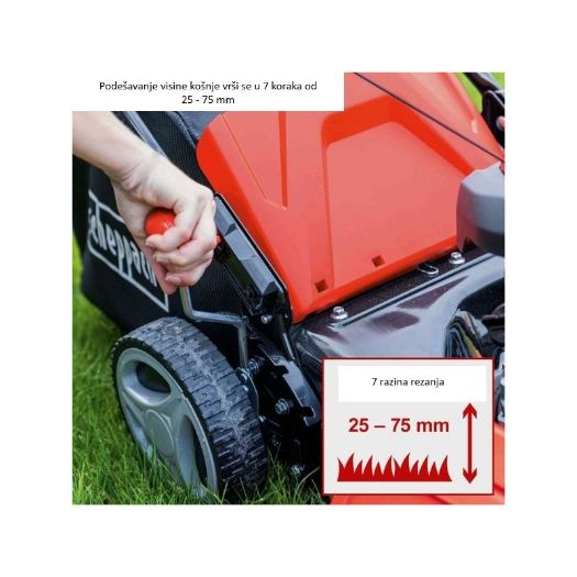 Bočno izbacivanje i malčiranje na benzinskoj kosilici MS161-46