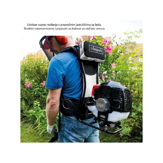 u 1 multi-vrtni alat MFH5300-4BP s ruksakom i motorom 1,8 HP