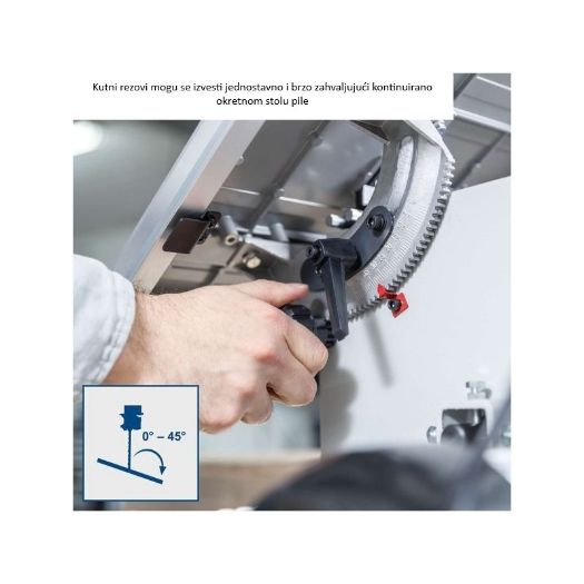 Tračna pila za drvo HBS261, 230 V, 550 W