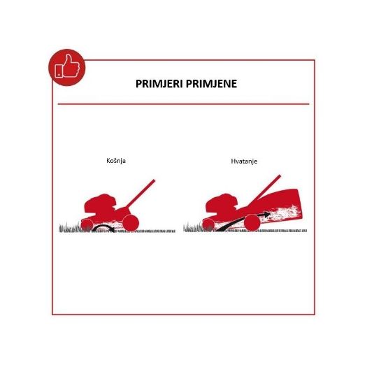  Benzinska kosilica MP132-42, širina 42 cm, vreća 45 L