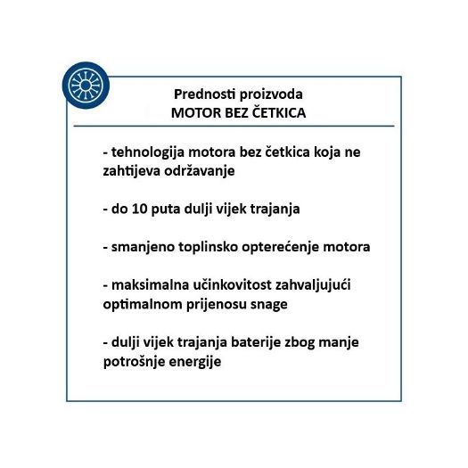 Akumulatorski trimer BC-BCH380/40, 2x20V