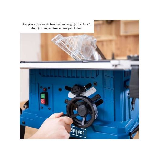 Stolna kružna pila s mekim startom HS254, 2200 W 