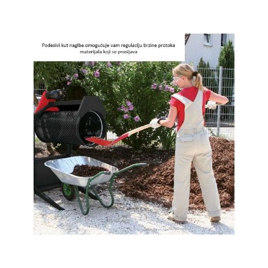 Električno valjkasto sito RS350, 230V, bubanj sita 80 cm