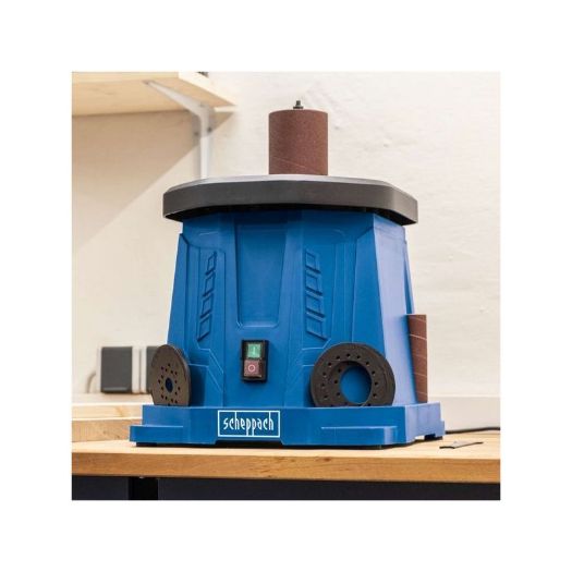 Oscilirajuća vretenasta brusilica OSM100 450 W – prikaz stroja na stolu