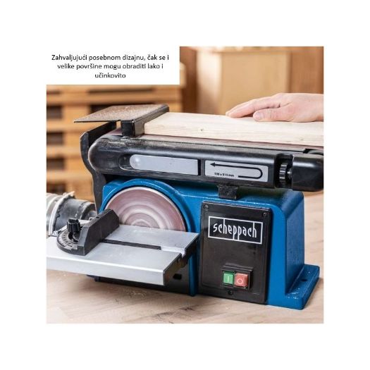 Brusna traka 100 × 915 mm – detalj tračne jedinice