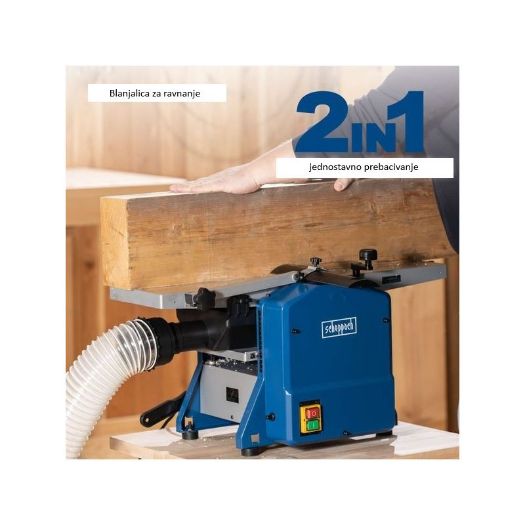 Stol blanjalice širine 204 mm i graničnik, detalj radne površine