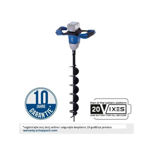 Benzinski bušač rupa za zemlju, 20 V, 3 načina rada