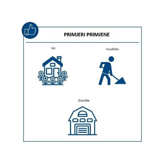 Benzinski bušač rupa za zemlju, 20 V, 3 načina rada