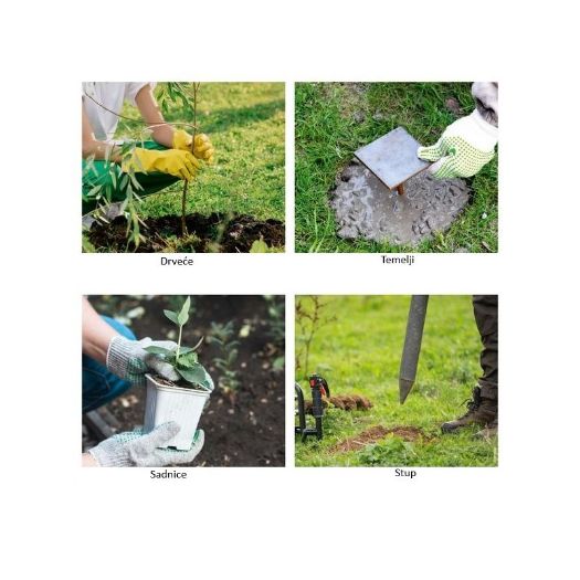 Benzinski bušač rupa za zemlju, 20 V, 3 načina rada