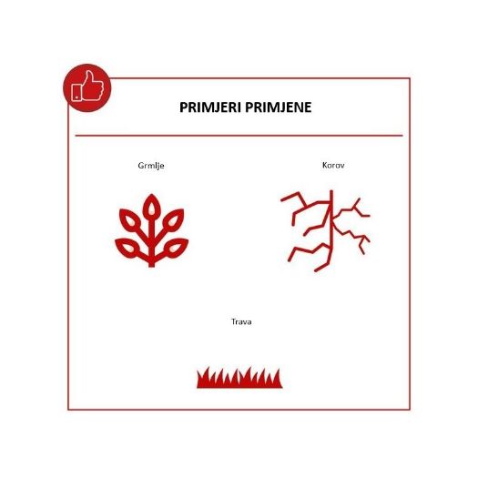 Benzinski trimer PBC520, 1,4 kW, 1,9 KS 