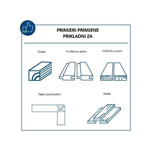 Stolna kružna pila HS210, 1500 W, 230 V