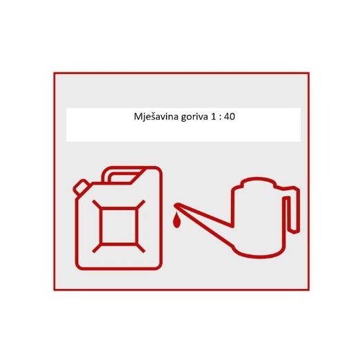 Benzinski trimer PBC330, 0,9 kW, 1,21 KS