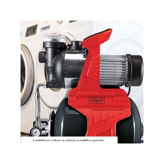 Hidropak hidrofor HWW1000, 1000 W, 4300 L/h, 19 l, 4,4 bara