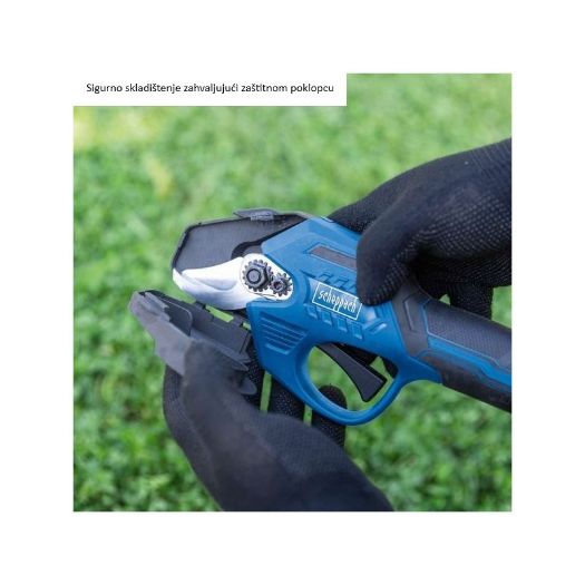 Akumulatorske škare za orezivanje BC-PRS28-X, bočni prikaz alata