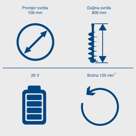 C-GSP800-X Aku raspršivač, 3,5 l, 20V