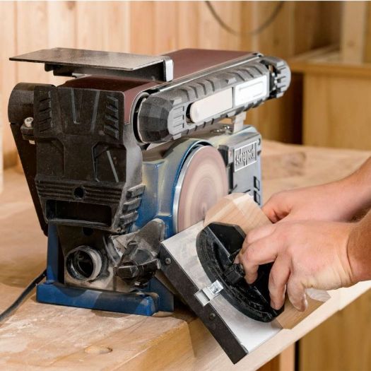 Tračna i disk brusilica BTS900, 6-dijelni set za brušenje, 370 W, 230 V