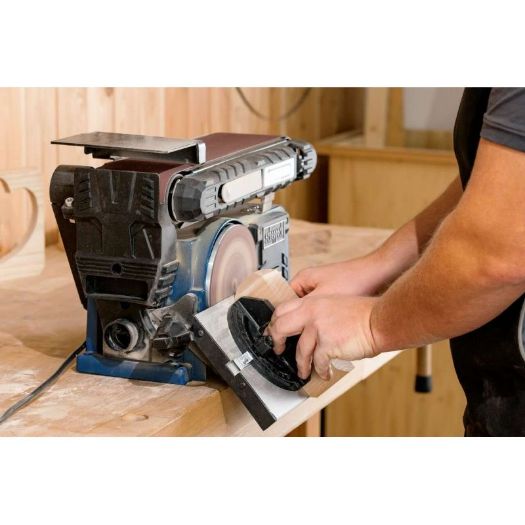 Tračna i disk brusilica BTS900, 6-dijelni set za brušenje, 370 W, 230 V